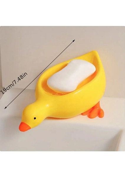 Çok Renkli Ördek Desenli Plastik Lavabo Üstü Sabunluk fırsatları