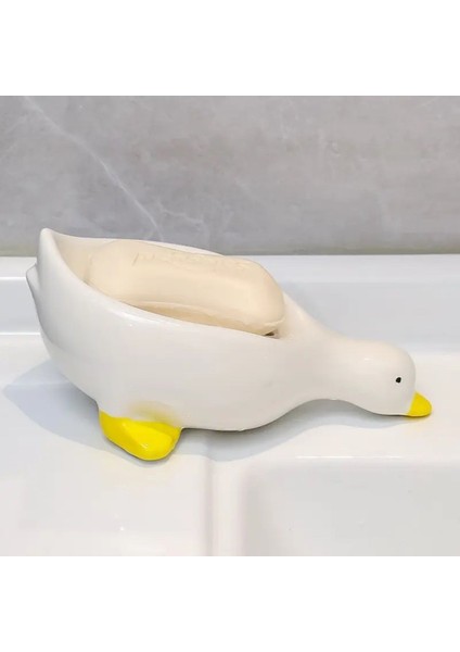 Çok Renkli Ördek Desenli Plastik Lavabo Üstü Sabunluk indirimleri