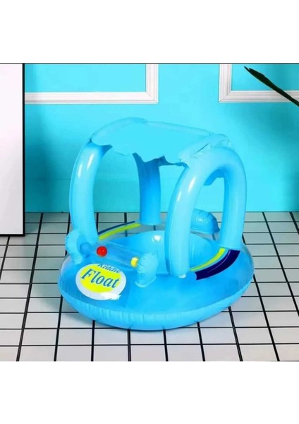 Baby & Çocuk Gölgelikli Deniz Simidi-Can Simidi-Bebek Botu-0-5 Yaş- Oyuncaklı