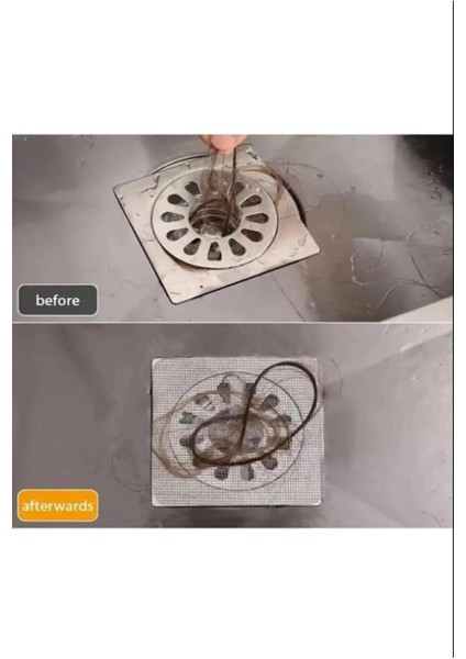 4'lü Yapışkanlı Gider Kapağı Seti, Pratik ve Güçlü Lavabo Tıkacı, Gri Materyal modelleri