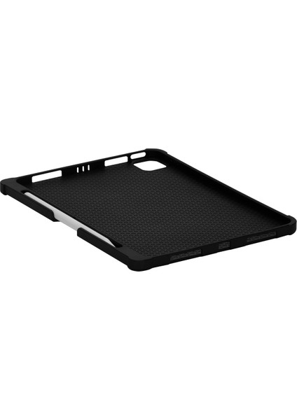 T5209D Ipad Pro 12.9 (2021) Kılıf Inter Ledli Klavyeli Tablet Kılıfı - Siyah Inslm