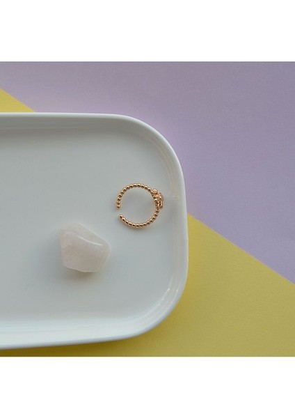 Rose Gold Renk Cross Yüzük Haç Model Ayarlanabilir Yüzük fiyatları