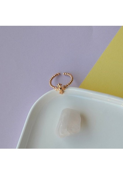 Rose Gold Renk Cross Yüzük Haç Model Ayarlanabilir Yüzük fırsatları