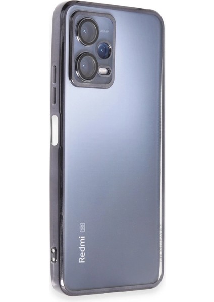 Xiaomi Redmi Note 12 Pro 5g Kılıf Razer Lensli Silikon - Siyah Inslm