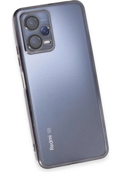 Xiaomi Redmi Note 12 Pro 5g Kılıf Razer Lensli Silikon - Siyah Inslm