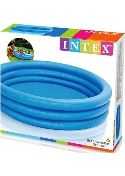 Kristal Mavi Yuvarlak Havuz 147x33 cm, Şık ve , Pompa Hariç modelleri