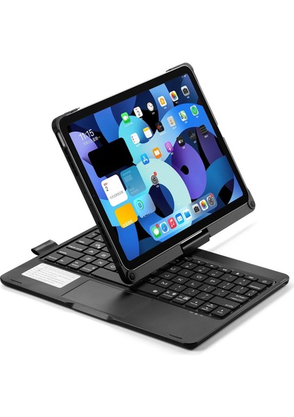Ipad Pro 11 (2021) Kılıf Magic Dönen Klavyeli Tablet Kılıf - Siyah Inslm