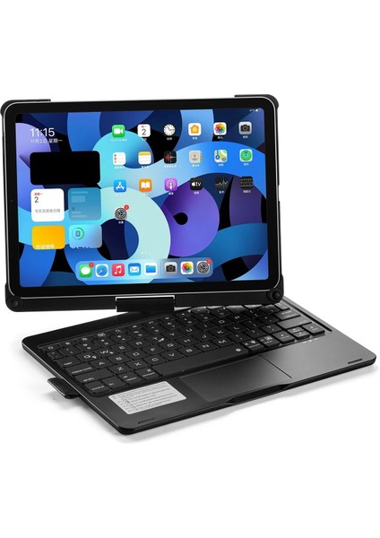 Ipad Pro 11 (2021) Kılıf Magic Dönen Klavyeli Tablet Kılıf - Siyah Inslm