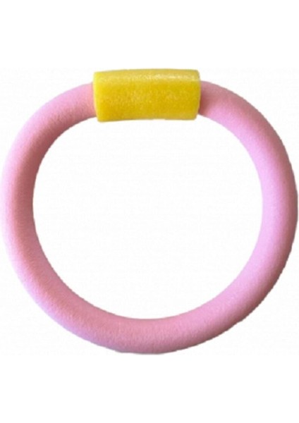 Kilitli Deniz ve Havuz Makarnası - Pembe-Sarı (Kilidi 22 Cm)