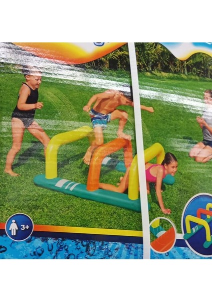 Renkli Su Oyunu Sprinkleri, Bahçe Eğlencesi, 1.35m x 79cm, Renkli