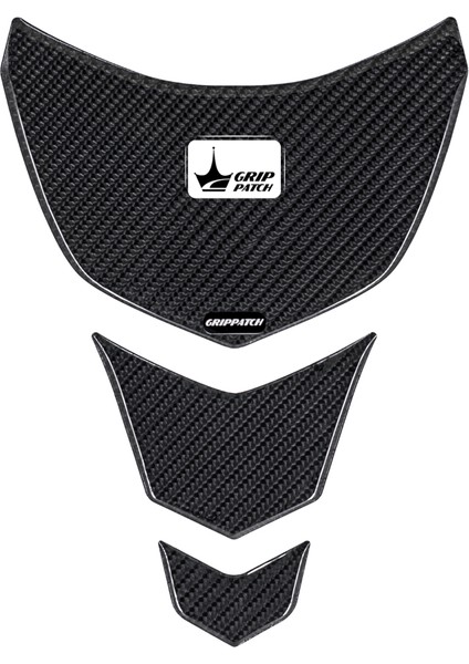Kawasaki H2-Sx 2025 ile Uyumlu Kaydırmaz 6d Karbon 13 Parça Tank Pad Seti GC49