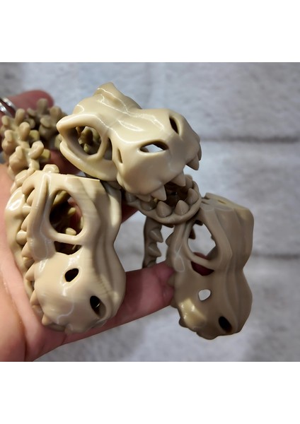 T-Rex Kafatası Anahtarlık