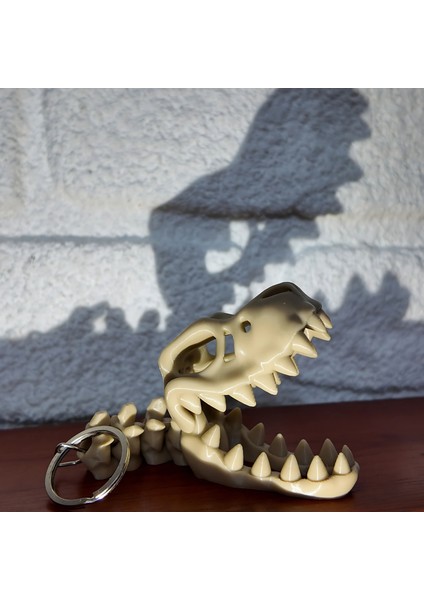 T-Rex Kafatası Anahtarlık