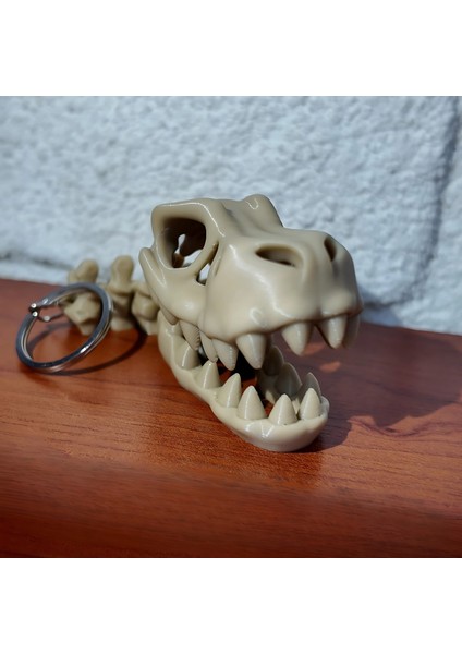 T-Rex Kafatası Anahtarlık