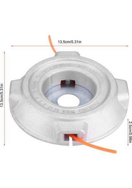 Profesyonel Üniversal Düzeltici Dişli Kutusu Baş Kordonu Naylon Ip 25.4mm Delik Için (Yurt Dışından)