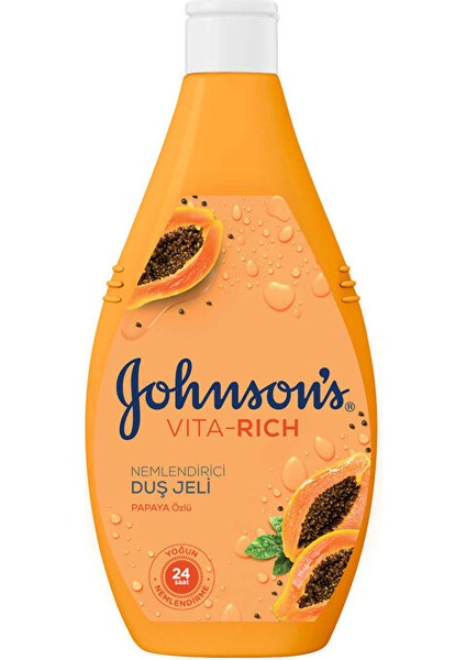 Vita-Rich Duş Jeli - Papaya Özlü, Nemlendirici - 400 ml