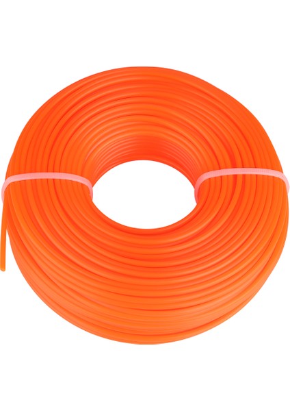 2.4mm Trimmer Misinası Naylon Kordon Tel Yuvarlak Ip Benzinli Çim Biçme Makinesi 50M (Yurt Dışından)