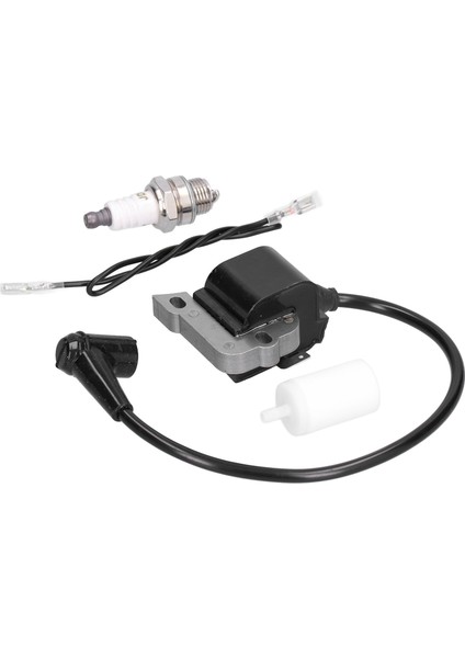 Husqvarna 240R 245R 245RX 250R Çim Biçme Makinesi Için Buji Filtresi Tertibatı ve Manyeto Armatür Ateşleme Bobini Takımı (Yurt Dışından)