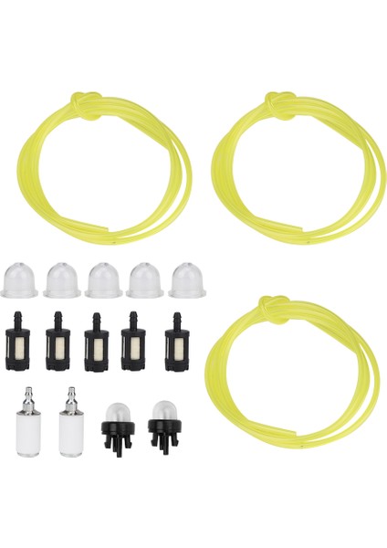 1,5 Metre 3 Boyutlu Yakıt Hattı Hortumu, Snap-In Primer Ampulü, Zama Stihl'e Uygun Yakıt Filtresi (Yurt Dışından)