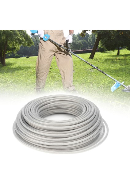 Çim Biçme Makinesi Aksesuarları Çim Biçme Makinesi Hattı Çelik Tel Çalı Kesme Ipi Bahçecilik Için 3mm x 40M (Yurt Dışından) fırsatları