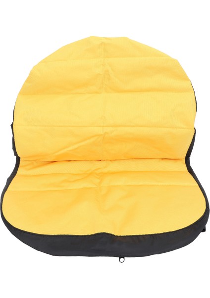 Çim Biçme Makinesi Koltuk Kılıfı Koruyucu Yumuşak Kaymaz Çok Yönlü Polyester Biçme Makinesi Koltuk Minderi Kılıfı Traktör Sarı (Yurt Dışından)