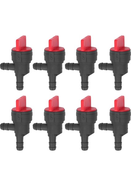 8 Adet 1/4in Yakıt Kesme Vanası 90 Derece Kesme Vanası Düz Gaz Vanası Stens Için Oregon Için Mtd Için Cub Cadet Için (Yurt Dışından)