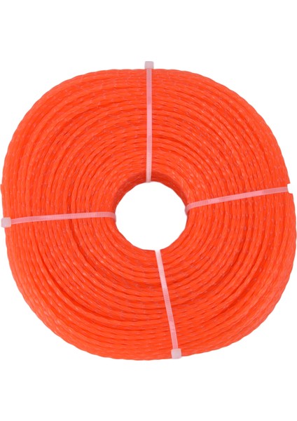 2.4mm 120M Trimmer Misinası Naylon Iplikli Trimmer Misinası Çim Biçme Makinesi Aksesuarları Husqvarna Orange (Yurt Dışından)