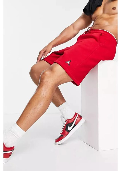 Jordan Essentials Fleece Erkek Kırmızı Günlük Şort