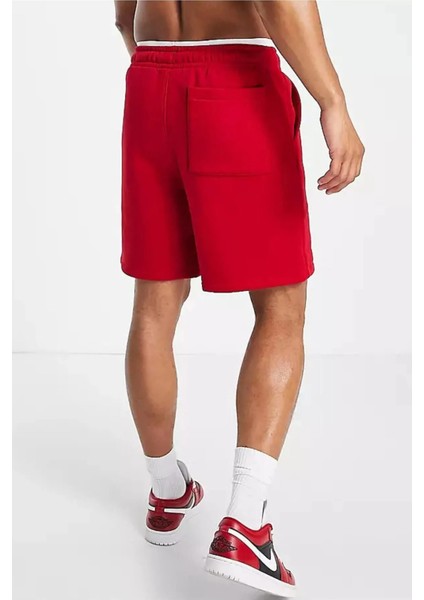 Jordan Essentials Fleece Erkek Kırmızı Günlük Şort fiyatları