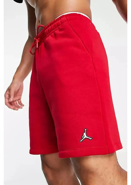 Jordan Essentials Fleece Erkek Kırmızı Günlük Şort modelleri