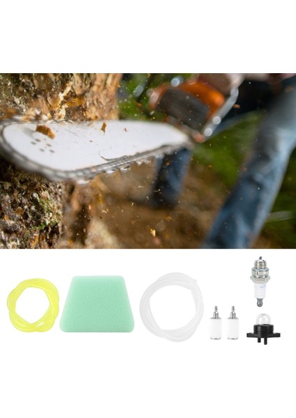 Hava Yakıt Filtresi Primer Ampul Yakıt Hattı Buji Takımı Poulan Craftsman Testere Için Uygun (Yurt Dışından) indirimleri