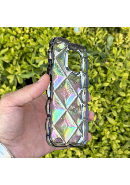 Apple iPhone 13/14 Kılıf Hologramlı Pofuduk Darbe Önleyici Silikon Kapak fiyatları