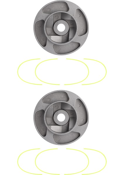 2 Adet/takım Üniversal Düzeltici Kafası ve Düzeltici Ipi Değiştirme Çim Biçme Makinesi Aksesuarı Gümüş 16MM (Yurt Dışından) fiyatları