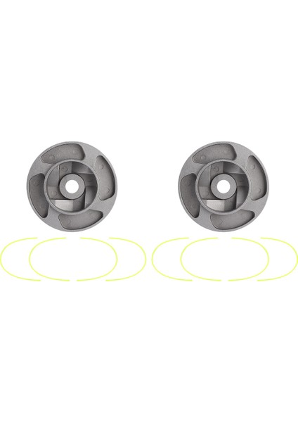 2 Adet/takım Üniversal Düzeltici Kafası ve Düzeltici Ipi Değiştirme Çim Biçme Makinesi Aksesuarı Gümüş 16MM (Yurt Dışından) indirimleri