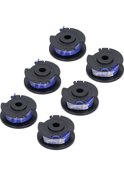 Ryobi 18V 24V 40V Iplikli Çim Biçme Makinesi Için 6 Adet Trimmer Makara Hattı Değişimi (Yurt Dışından) modelleri