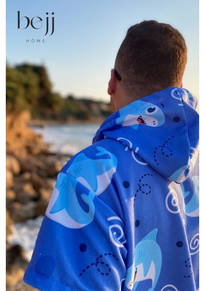 Mavi renkli hafif ve rahat plaj seti, pamuk malzeme, tek parça ürün fiyatları