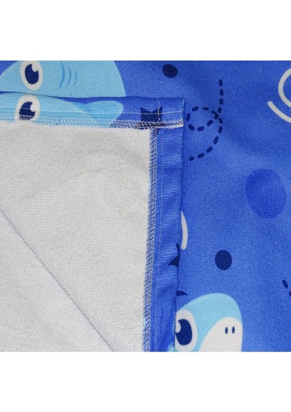 Mavi renkli hafif ve rahat plaj seti, pamuk malzeme, tek parça ürün indirimleri