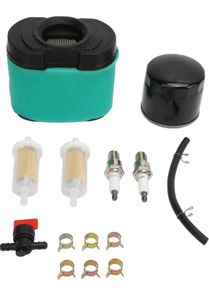 Çim Biçme Makinesi Hava Filtresi Kiti Sünger Paslanmaz Çelik Hava Filtresi Yağ Filtresi Ayarlama Kiti D170 Z425 MIU11515 792105 407777 Çim Biçme Makinesi (Yurt Dışından)