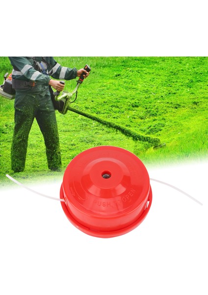 Strimmer Bump Besleme Hattı Çalı Kesici Çim Yedek Kesici Kafası Evrensel (Kırmızı) (Yurt Dışından) modelleri