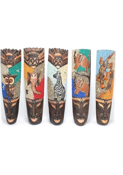 Ahşap Dua Asmalı Kumlu Mask 50 cm 3galıleo-9