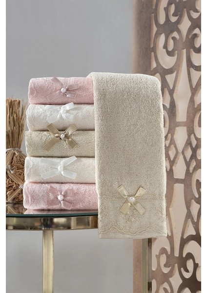 Çok Renkli 30x50cm 6'lı Yumuşak Pamuk El Havlusu Seti fırsatları