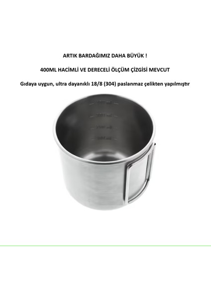 Babalar Günü için Kamp Seti - Deri Kaplı Matara ve Kamp Bardağı(isim yazdırılabilir )
