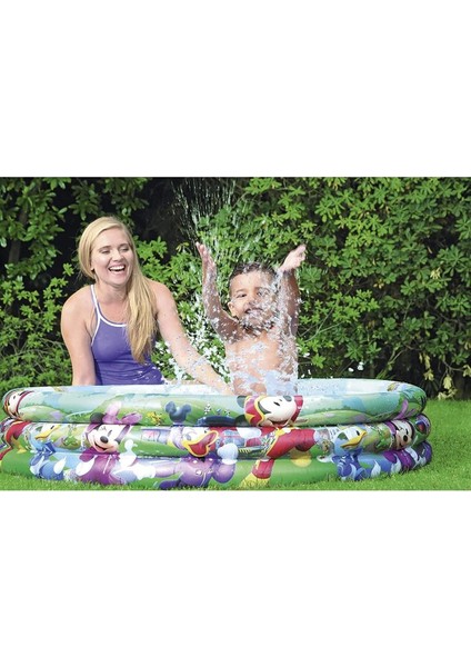 Mickey Mouse Lisanslı Üç Halkalı Havuz / 122CM x 25CM Özellikleri: