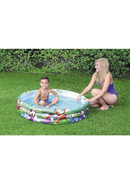 Mickey Mouse Lisanslı Üç Halkalı Havuz / 122CM x 25CM Özellikleri: fiyatları