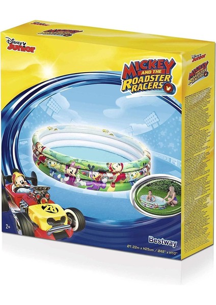 Mickey Mouse Lisanslı Üç Halkalı Havuz / 122CM x 25CM Özellikleri: indirimleri