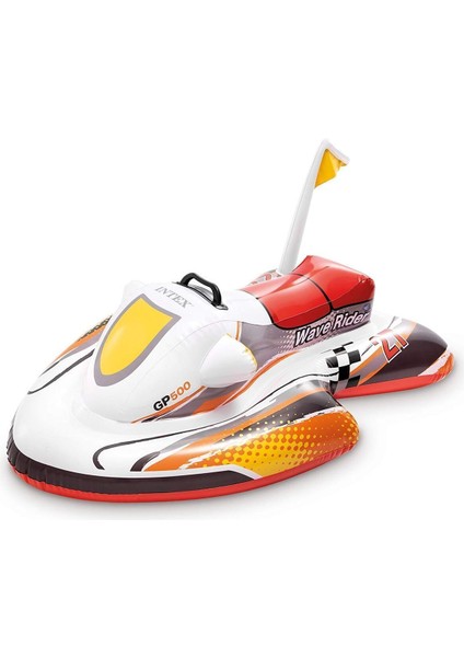 Tutmalı Jetski Binici - Çocuk Şişme Jet Ski - Deniz Binici Motor - Havuz Binici Jetski 117X77 Cm.