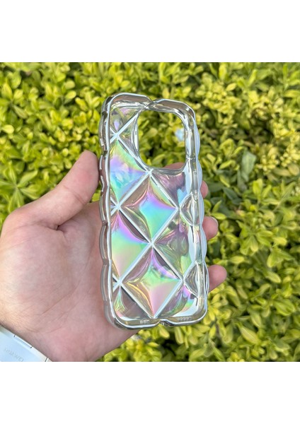 Apple iPhone 15 Pro Kılıf Hologramlı Pofuduk Darbe Önleyici Silikon Kapak fiyatları