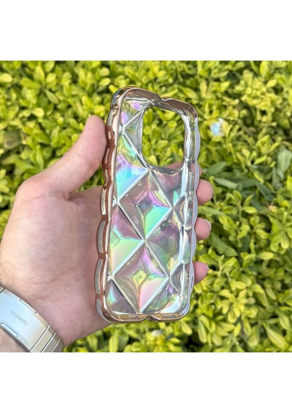 Apple iPhone 15 Pro Kılıf Hologramlı Pofuduk Darbe Önleyici Silikon Kapak fiyatları