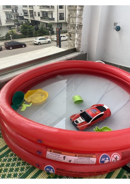 122x25 cm Eğlenceli ve şişme havuz, serinlik ve keyif için ideal!