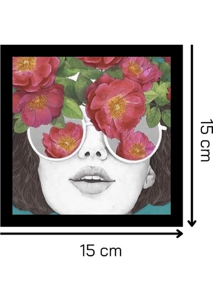 12 Parça 15X15CM Ahşap Duvar Dekoru Renkli Yüzler Salon Oturma Yatak Odası Mutfak Için Tablo Seti fırsatları